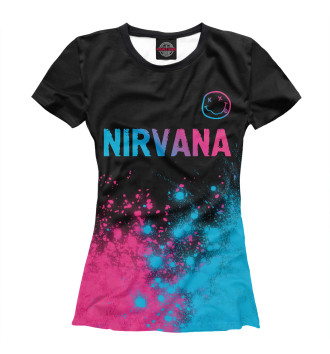 Футболка Nirvana Neon Gradient