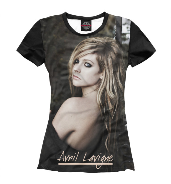 Футболка Avril Lavigne in Black для девочек 