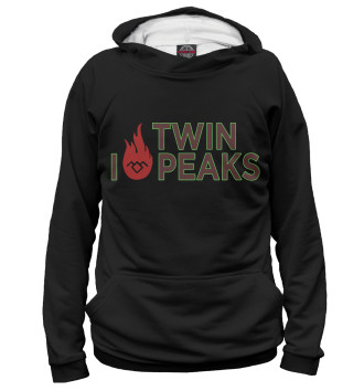 Худи для девочек I Love Twin Peaks