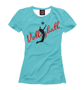 Футболка для девочек Волейбол