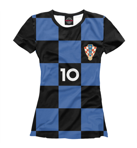 Футболка Сборная Хорватии-Модрич 10 для девочек 