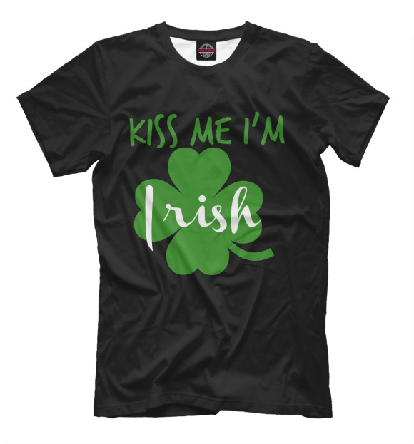 Футболка Kiss me I'm Irish для мальчиков 
