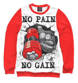 Мужской Свитшот No pain - No gain