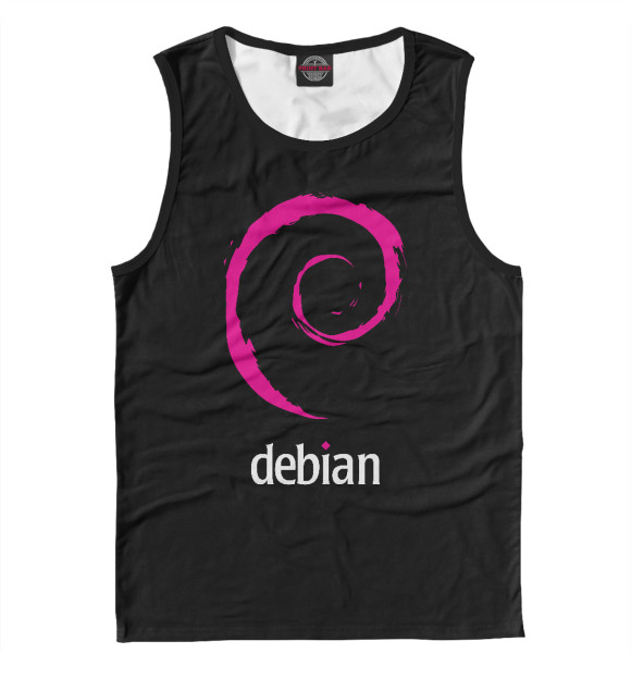 Майка Debian Linux для мальчиков 