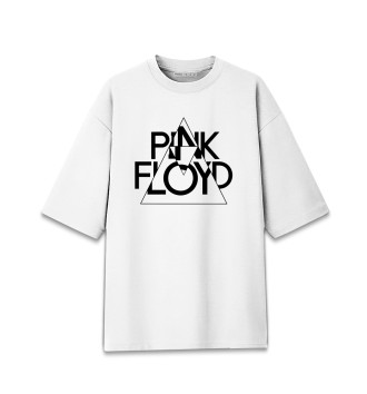Женская Хлопковая футболка оверсайз Pink Floyd