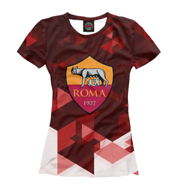 Футболка Roma FC Abstract для девочек 