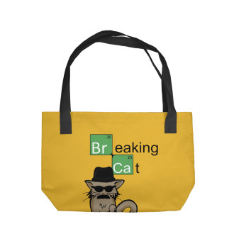 Пляжная сумка Breaking Cat