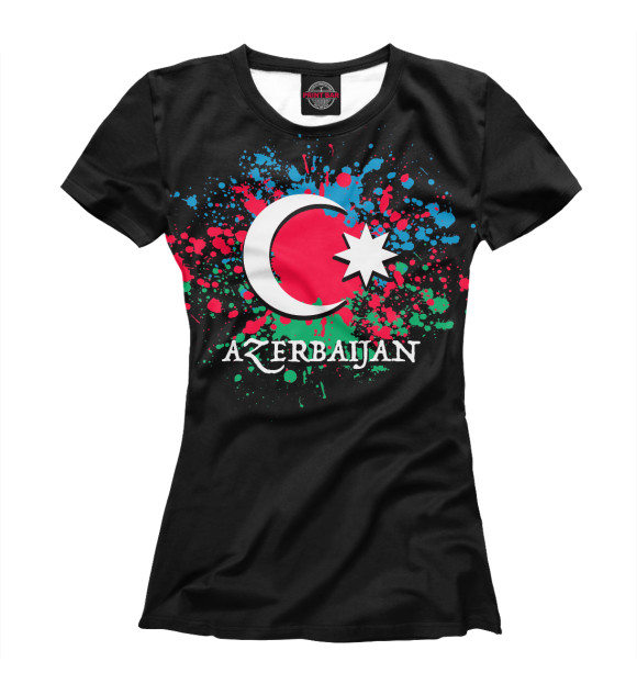 Футболка Azerbaijan для девочек 