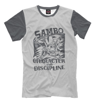 Футболка Самбо - Character and discipline