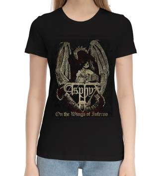 Женская Хлопковая футболка Asphyx
