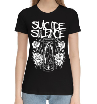 Женская Хлопковая футболка Suicide Silence