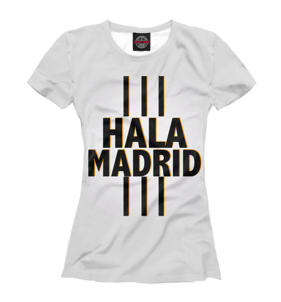 Футболка Hala Madrid для девочек 