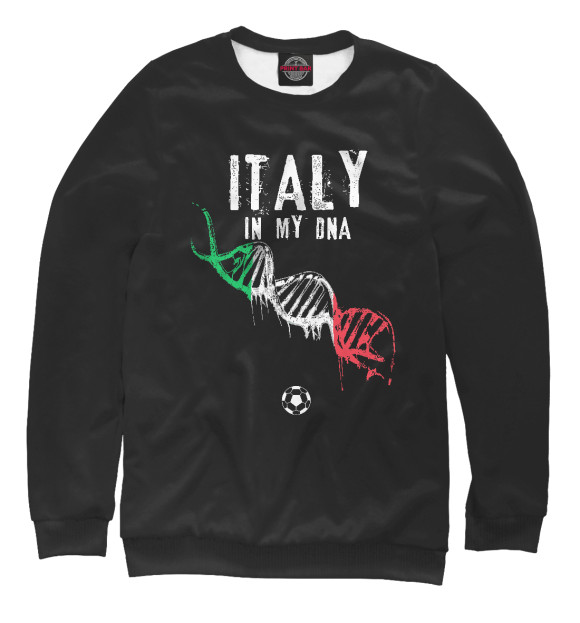 Свитшот Италия в ДНК для девочек 