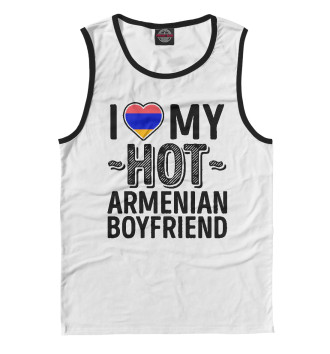 Майка для мальчиков Люблю моего горячего армянина