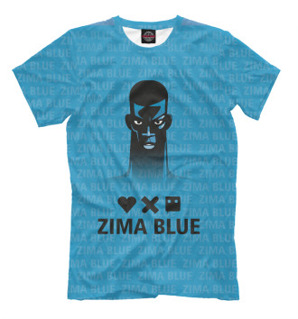 Футболка Любовь, смерть и роботы zima blue