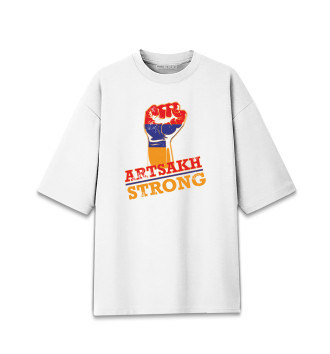 Хлопковая футболка оверсайз Artsakh Strong