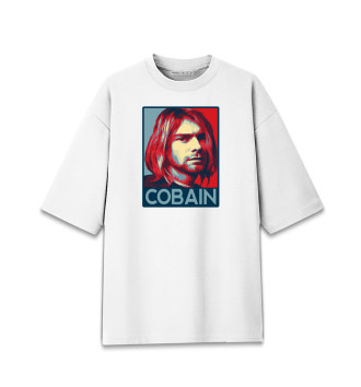 Хлопковая футболка оверсайз Kurt Cobain (Nirvana)