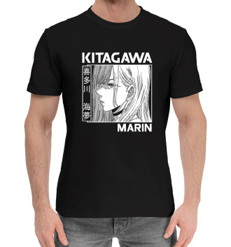 Мужская Хлопковая футболка Марин Китагава