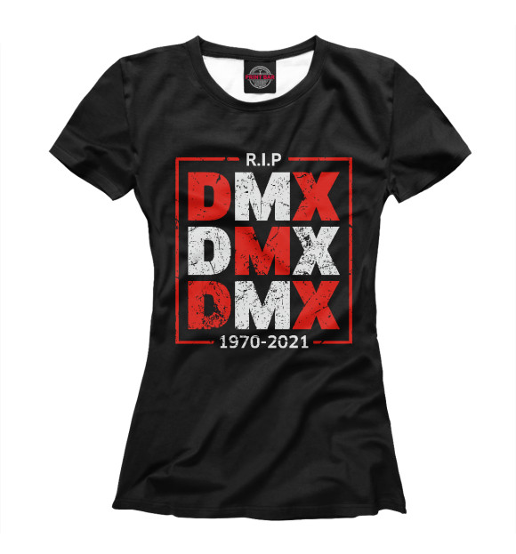 Футболка RIP DMX для девочек 