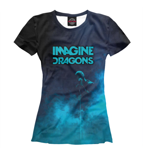 Футболка Imagine Dragons туман для девочек 