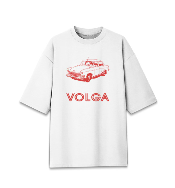 Женская Хлопковая футболка оверсайз VOLGA