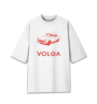 Хлопковая футболка оверсайз VOLGA