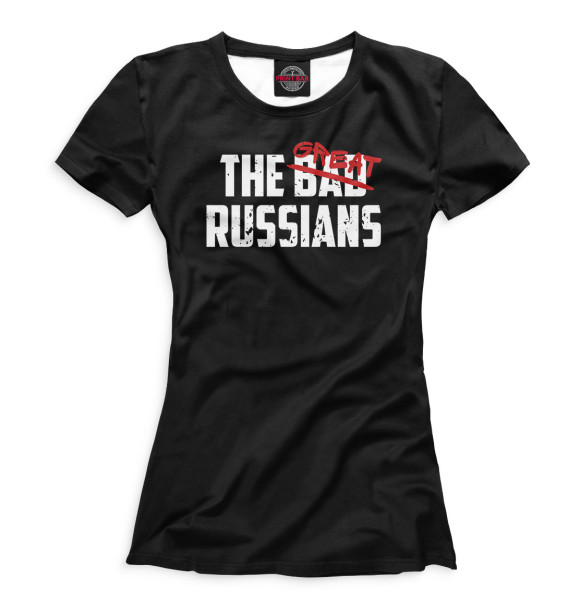 Футболка Great russians для девочек 