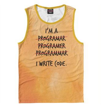 Майка для мальчиков I'm a programmer