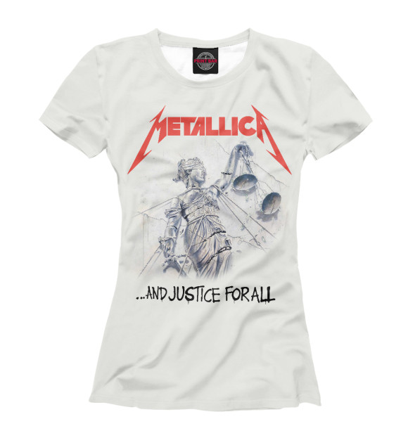 Футболка Metallica for all для девочек 