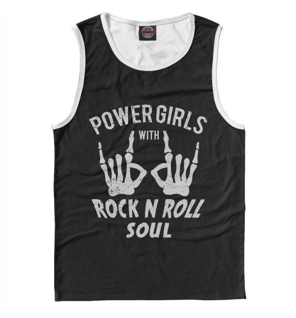 Майка Power Girls with Rock n Roll для мальчиков 