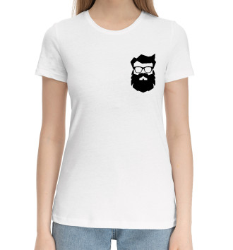 Женская Хлопковая футболка Santa Claus - Cool Hipster