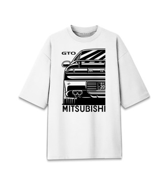 Мужская Хлопковая футболка оверсайз Mitsubishi GTO 3000GT