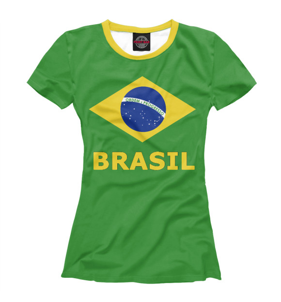 Футболка Бразилия для девочек 