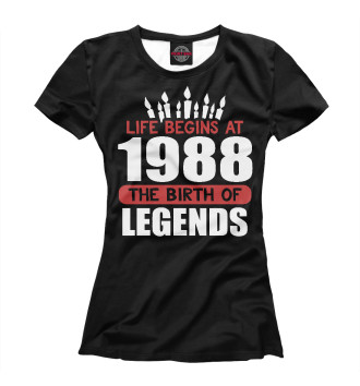 Футболка 1988 - рождение легенды