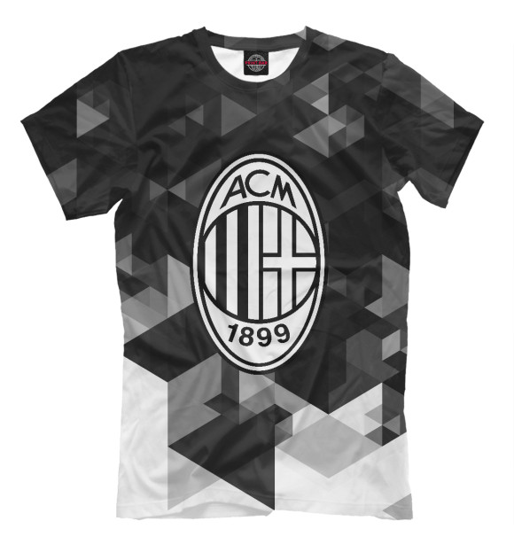 Футболка AC Milan Sport Black&White для мальчиков 