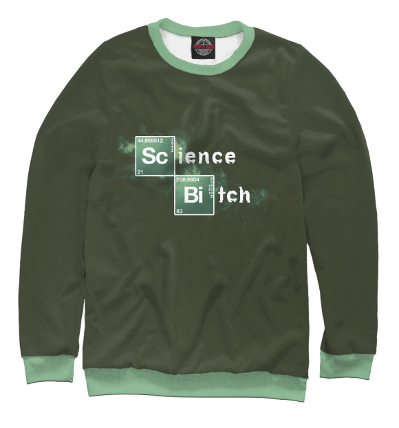 Свитшот Science b#tch для мальчиков 