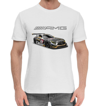 Мужская Хлопковая футболка Mercedes AMG Motorsport