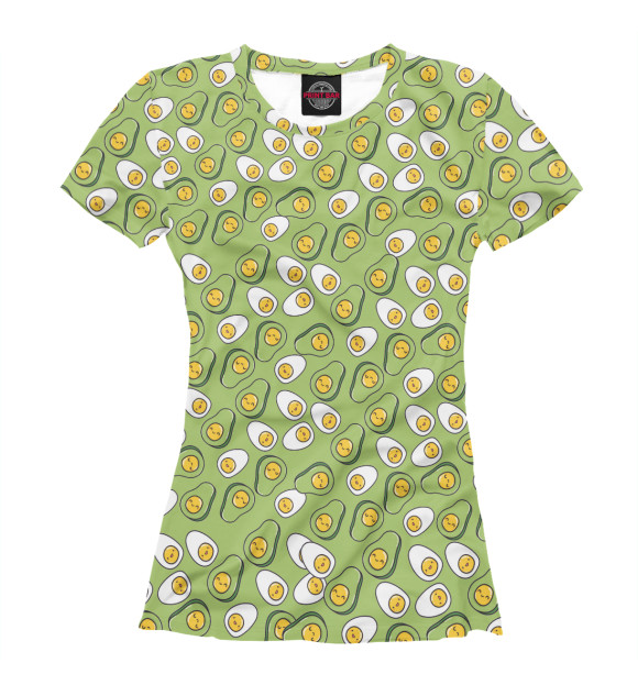 Футболка Зеленые авокадо для девочек 