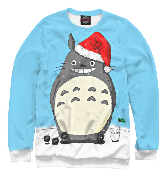 Свитшот New Year Totoro для девочек 