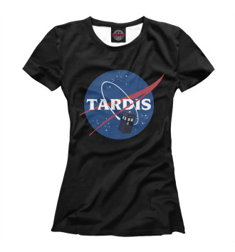 Футболка для девочек Tardis NASA