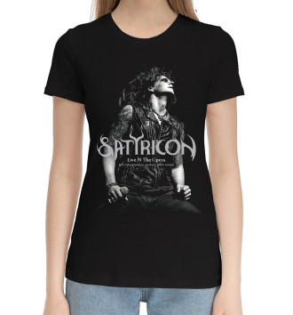 Хлопковая футболка Satyricon