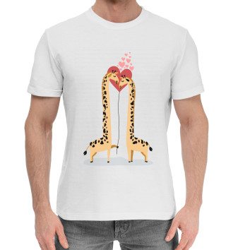 Хлопковая футболка Жирафы
