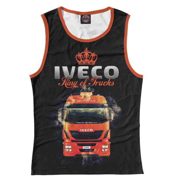 Майка IVECO - король грузовиков для девочек 