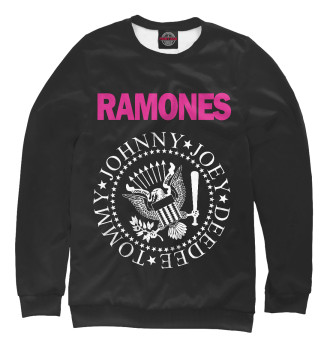Мужской Свитшот Ramones pink