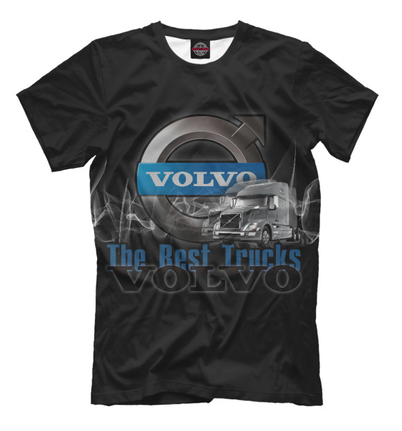 Футболка VOLVO - лучшие грузовики для мальчиков 
