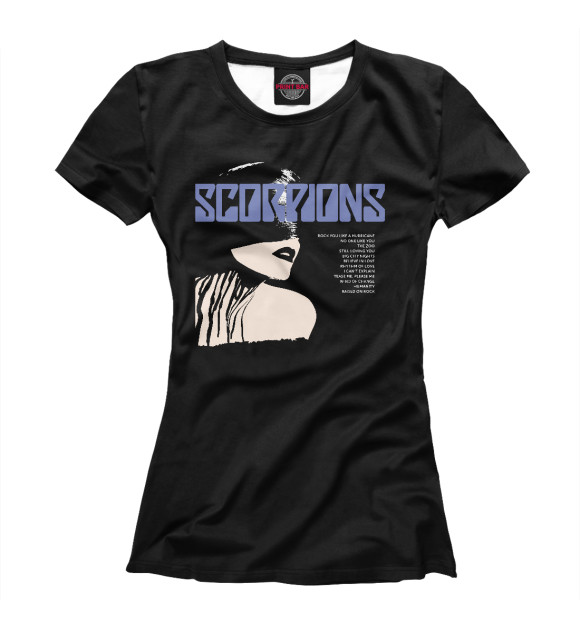 Футболка Scorpions для девочек 
