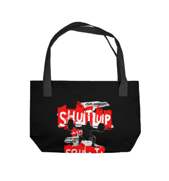 Пляжная сумка Shut up and squat