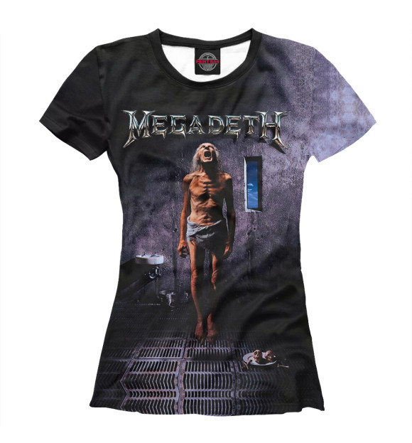 Футболка Megadeth для девочек 