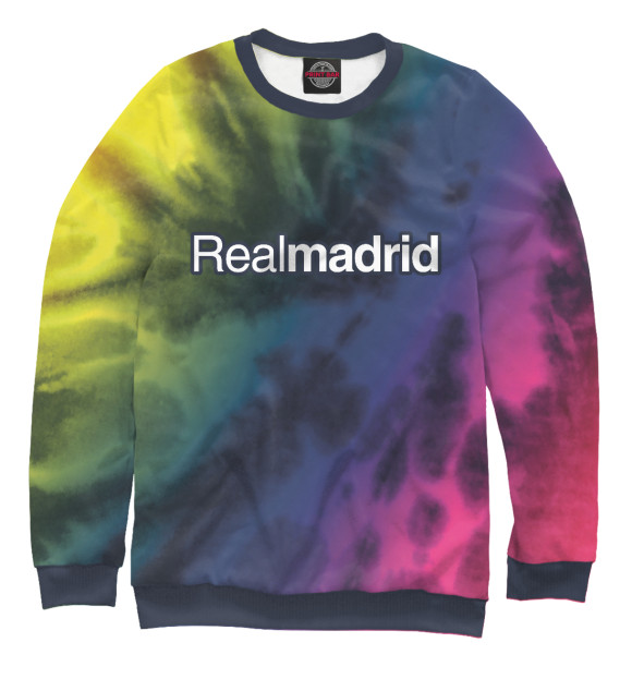 Свитшот Реал Мадрид - Tie-Dye для девочек 