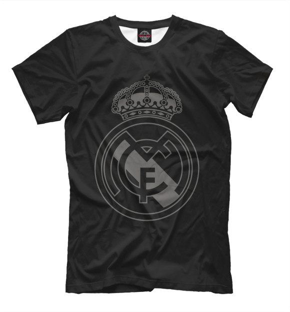 Футболка FC Real Black Logo для мальчиков 